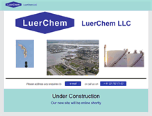 Tablet Screenshot of luerchem.com